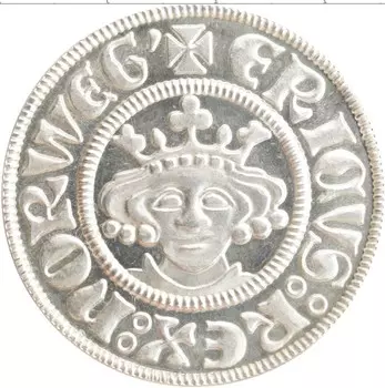 Монета Жетон Норвегии Серебро История монет