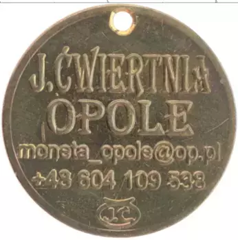 Монета Жетон Польши 2001 года Латунь История Польши