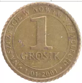 Монета Жетон Польши 2001 года Латунь История Польши