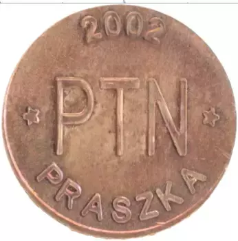 Монета Жетон Польши 2002 года Медь 1 орт