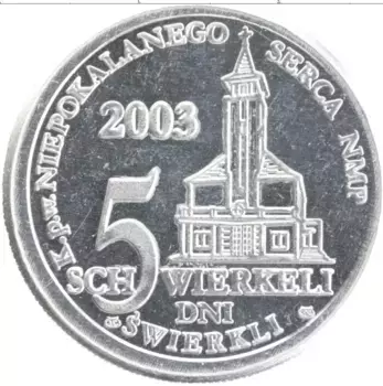 Монета Жетон Польши 2003 года Алюминий История Польши
