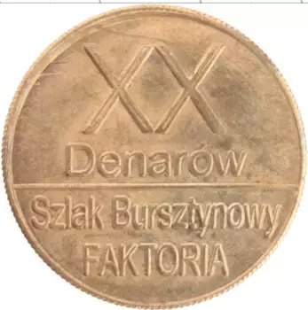 Монета Жетон Польши 2007 года Бронза Гданьск
