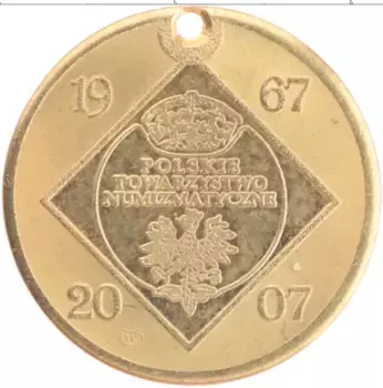 Монета Жетон Польши 2007 года Латунь История Польши