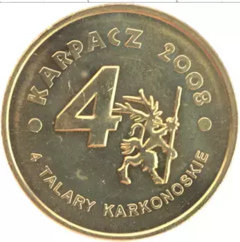 Монета Жетон Польши 2008 года Латунь Карпач