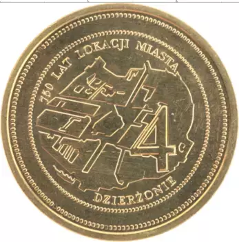 Монета Жетон Польши 2008 года Латунь История Польши
