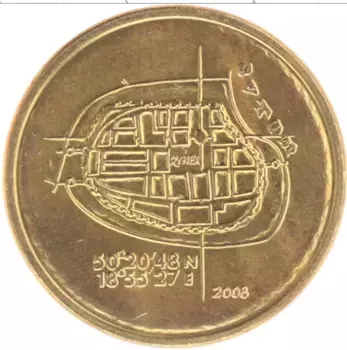 Монета Жетон Польши 2008 года Латунь История Польши