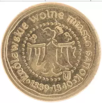 Монета Жетон Польши 2008 года Латунь История Польши