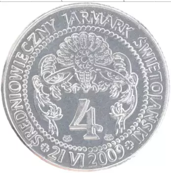 Монета Жетон Польши 2009 года Алюминий История Польши