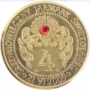 Монета Жетон Польши 2009 года Латунь История Польши