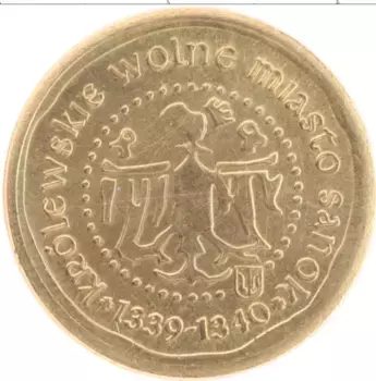 Монета Жетон Польши 2009 года Латунь История Польши