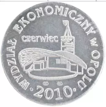 Монета Жетон Польши 2010 года Алюминий Вроцлав