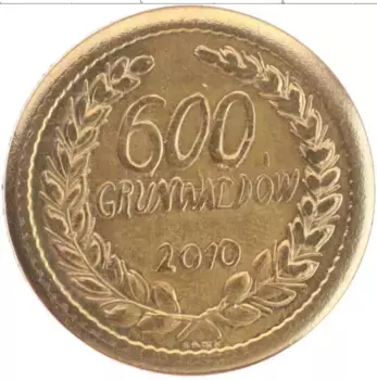 Монета Жетон Польши 2010 года Латунь Орел