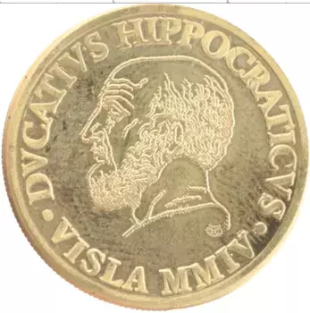 Монета Жетон Польши 2010 года Латунь Гипократ