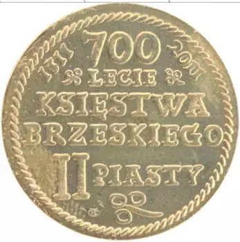 Монета Жетон Польши 2011 года Латунь История Польши