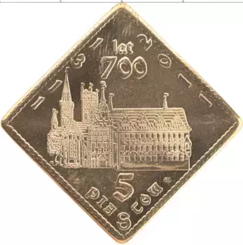 Монета Жетон Польши 2011 года Латунь История Польши