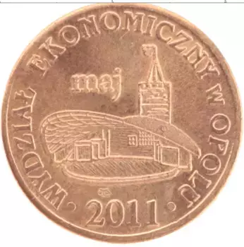 Монета Жетон Польши 2011 года Медь Вроцлав