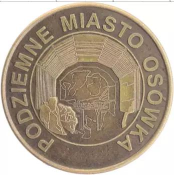Монета Жетон Польши Бронза Глушица