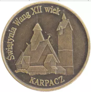 Монета Жетон Польши Бронза Карпач