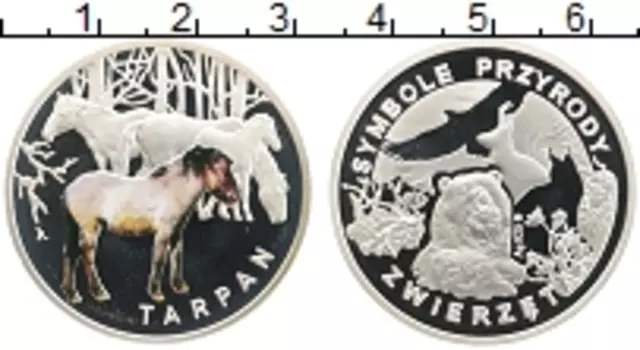Монета Жетон Польши Серебро Тарпан