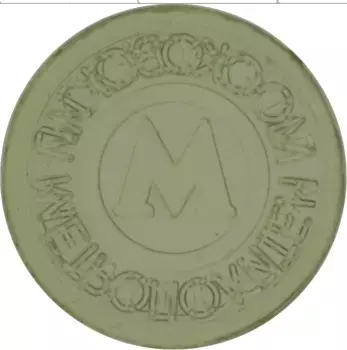 Монета Жетон России Пластик Московский метрополитен
