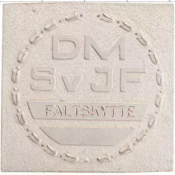 Монета Жетон Швеции Латунь Стрельба