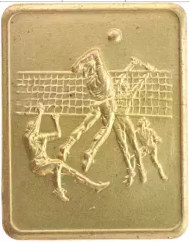 Монета Жетон Швеции Латунь Волейбол