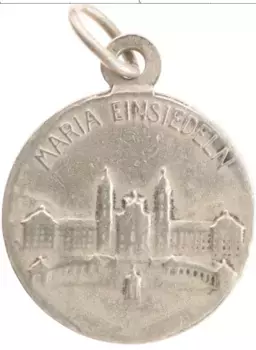 Монета Жетон Швейцарии Посеребрение Мария