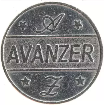 Монета Жетон Японии Медно-никель AVANZER