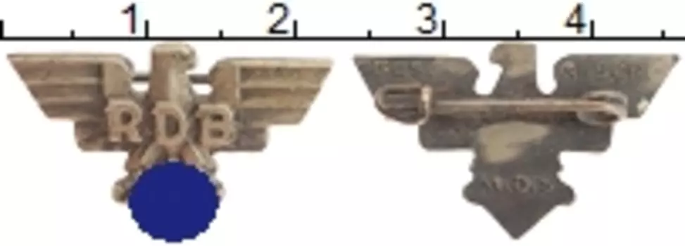Монета Значок Третьего Рейха Бронза RDB