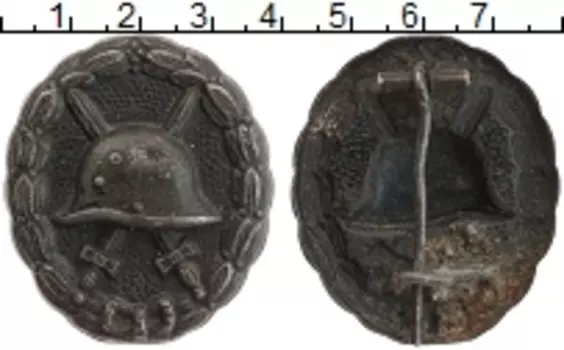 Монета Знак Германии Знак за ранение в Первой Мировой войне