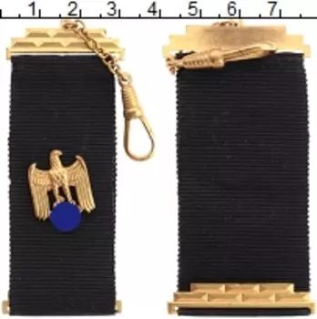 Монета Знак Третьего Рейха Латунь Ветеранский знак