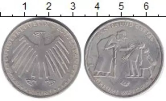 Монета 10 евро ФРГ 2014 года Медно-никель Сказки Братьев Гримм