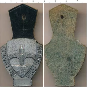 Монета Полицейский знак Италии Медно-никель Дорожная полиция