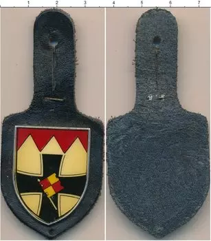 Монета Полицейский знак Италии Алюминий Герб города