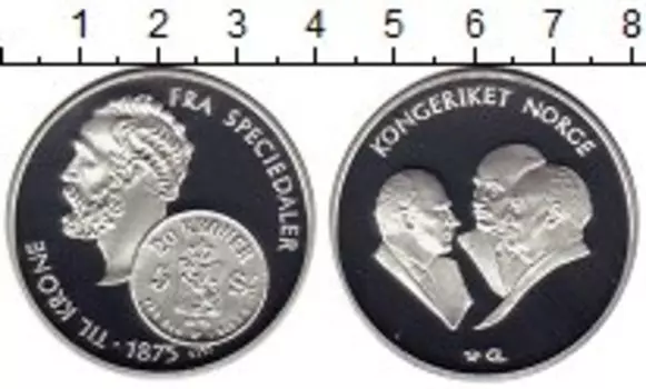 Медаль Норвегии Серебро Чеканка монет