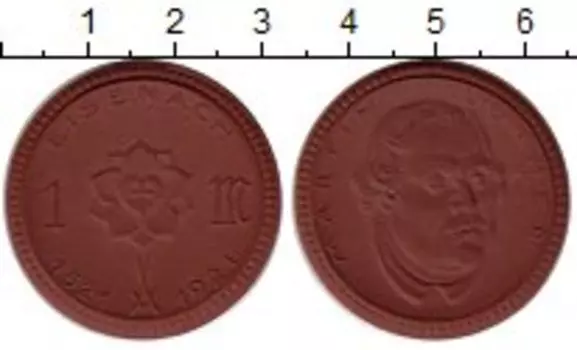 Монета марка Германия : Нотгельды 1921 года Фарфор Айзенах