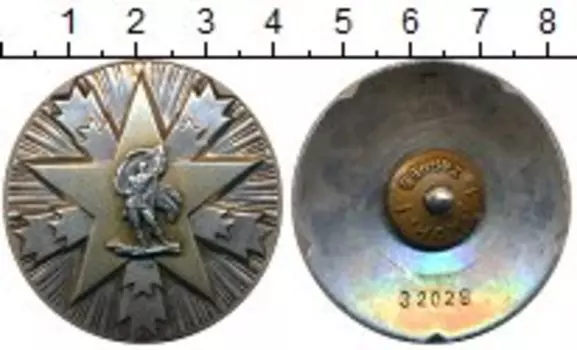 Монета Орден Югославии 1945 года Серебро `Орден ``За заслуги перед народом`` II степени`