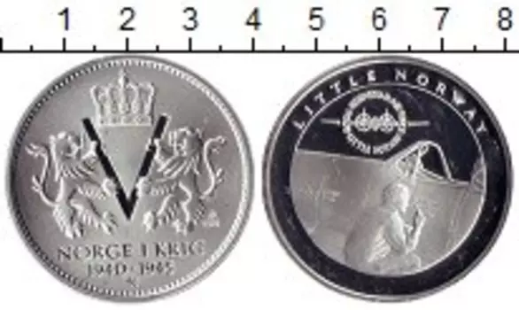 Медаль Норвегии Серебро Норвежские ВВС