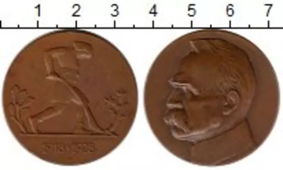 Медаль Польши 1928 года Бронза 10 лет Независимости