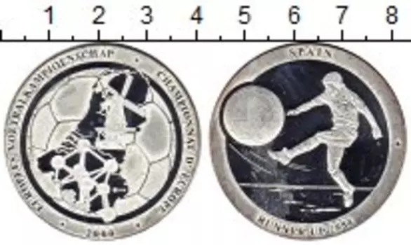 Медаль Германии 2000 года Серебро Чемпионат Мира по футболу