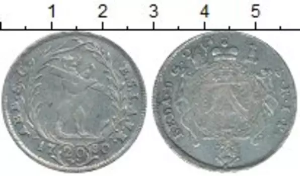 Монета 20 крейцеров Сен-Галлена 1780 года Серебро Сен Галлен