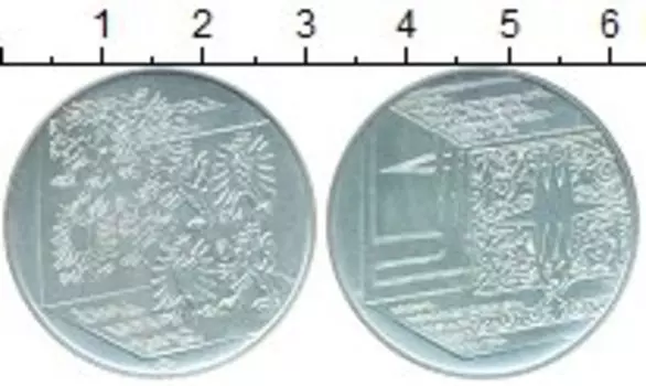 Монета 200 крон Чехии 2006 года Серебро 150 лет Школе стекла в Каменицки-Шенов