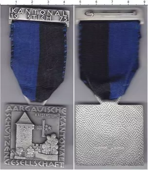 Монета Стрелковый фестиваль Швейцарии 1975 года Медно-никель Аргау