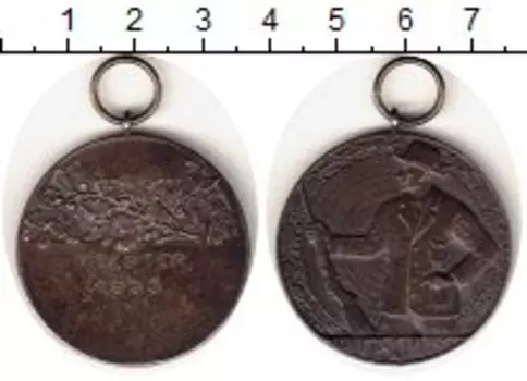 Медаль Швейцарии 1933 года Серебро Стрелковый фестиваль