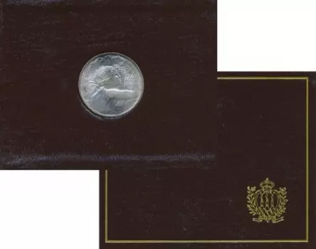 Набор монет 1000 лир Сан-Марино 1979 года Серебро Объединенная Европа