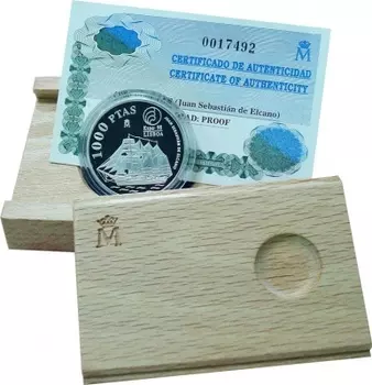 Набор монет 1000 песет Испании 1998 года Серебро Лиссабон ЭКСПО, 1998