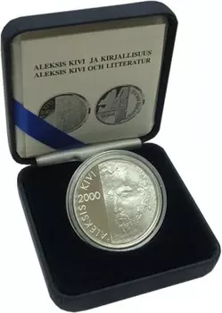 Набор монет 100 марок Финляндии 2000 года Серебро Алексис Киви