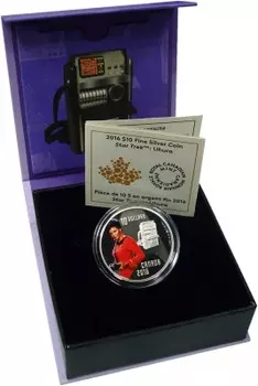 Набор монет 10 долларов Канады 2016 года Серебро `50 лет выхода сериала ``Стартрек``