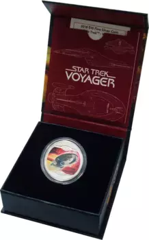Набор монет 10 долларов Канады 2018 года Серебро ? "Звёздный Путь: Voyager" - Канадская монета 10 долларов 2018 года ? Продолжая серию монет, посвящённых "Звёздному Пути", этот экземпляр отдает дань уважения сериалу "Звёздный Путь: Voyager"