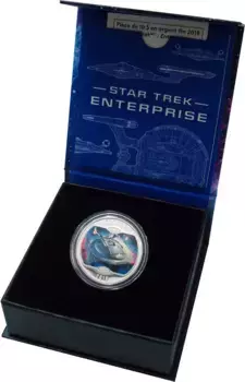 Набор монет 10 долларов Канады 2018 года Серебро ?? "Звёздный Путь: Enterprise" - Памятная монета 10 долларов Канады 2018 года ?? Для поклонников культовой серии "Звёздный путь" эта монета станет истинной находкой